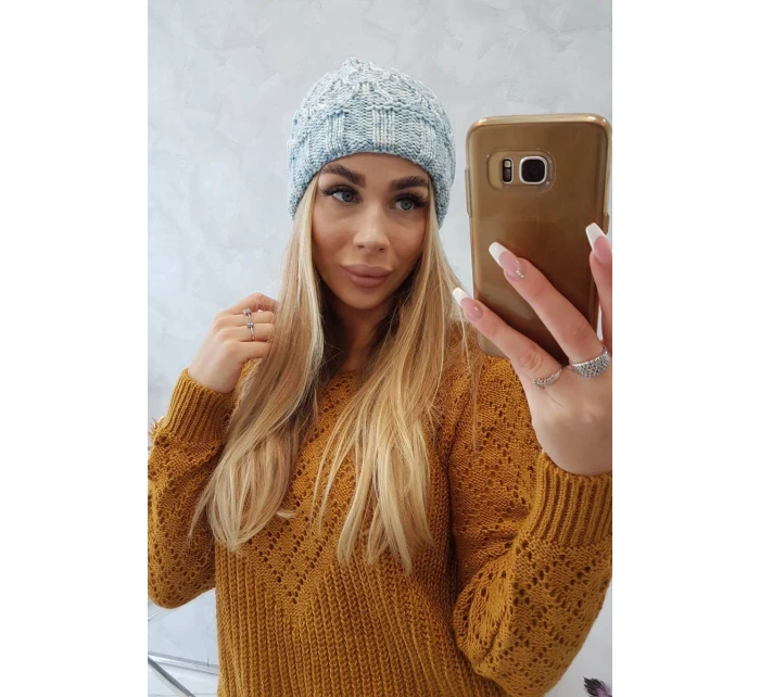 Dámska čiapka Eliza K205 modrá