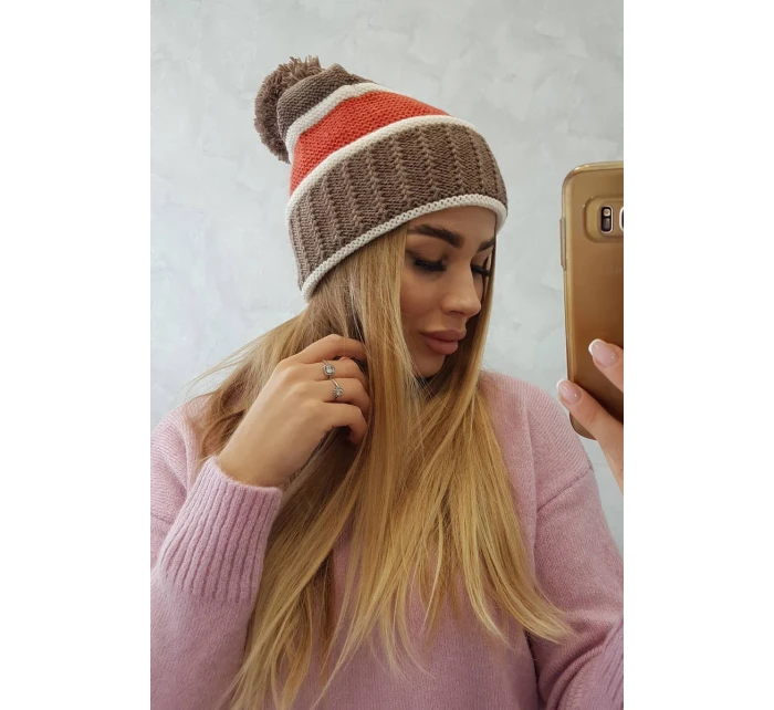 Dámská čepice Kinga K297 model 18751287 - K-Fashion Dámská čepice Kinga K297 model 18751287 - K-Fashion