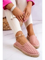 Dámské espadrilky s puntíky Big Star model 21577526 Růžové - Big Star Shoes