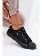 Dámské Textilní Tenisky Big Star model 21693828 Černé - Big Star Shoes