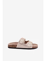 Dámské pantofle s ozdobami Zlaté model 22125803 - Boto