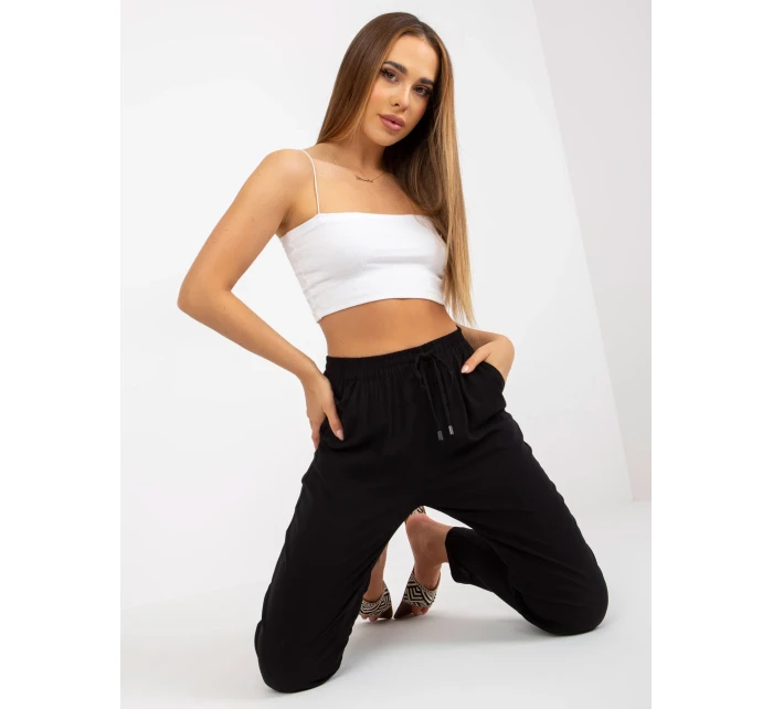 Nohavice D73761M61869L čierne