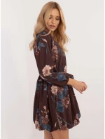 Sukienka DHJ SK  brązowy model 20572118 - FPrice