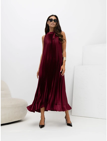 Sukienka IT SK model 22144174 bordowy - FPrice