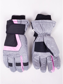 Dámske zimné lyžiarske rukavice Yoclub REN-0261K-A150 Grey