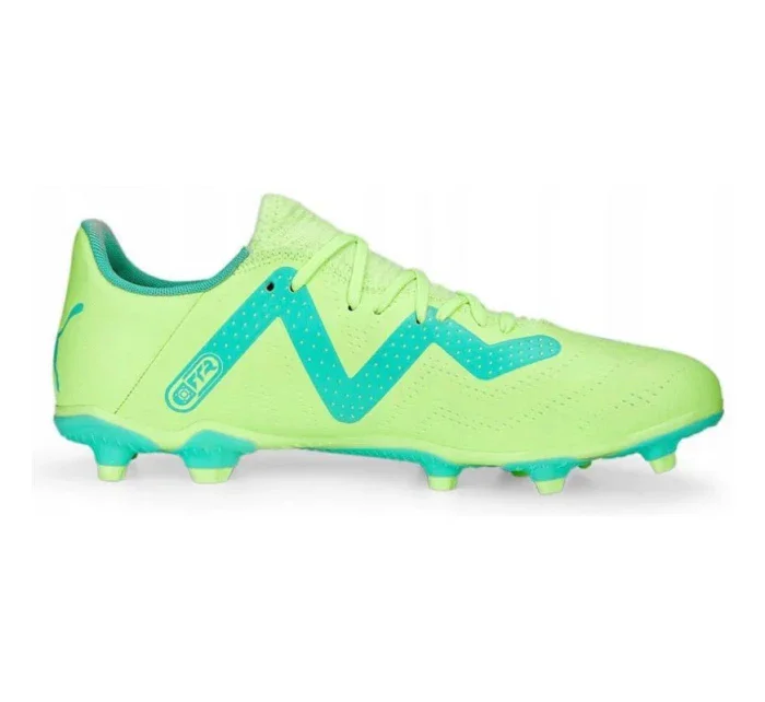 Pánske kopačky FG/AG 107187 03 Neon green with blue - Puma Pánske kopačky FG/AG 107187 03 Neon green with blue - Puma