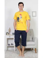 Pánske pyžamo kapri Kohút Pánske pyžamo kapri Kohút