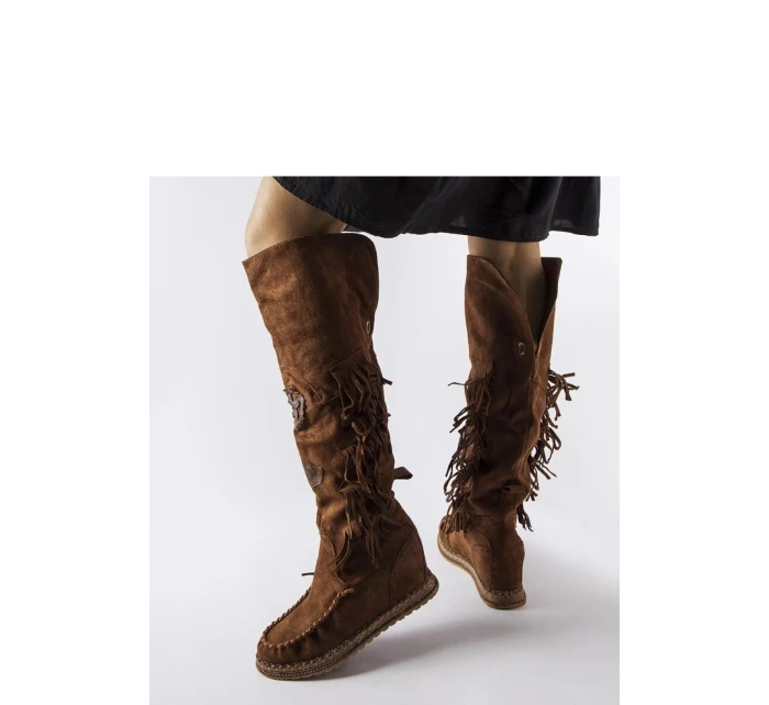 Kozačky na klínech  model 205787 Solea