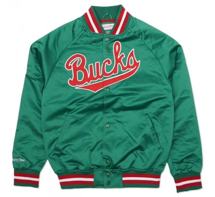 Mitchell & Ness NBA Milwaukee Bucks Ľahká bunda M STJKMG18013-MBUDKGN pánska