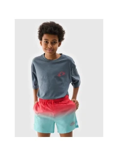 Chlapčenské plážové šortky boardshorts 4F 4FJWSS25UBDSM115-47S