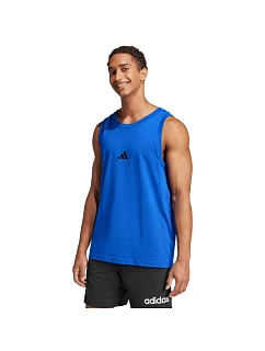 Pánske tričko adidas Essentials Small Logo Tank blue JE8978 pánske