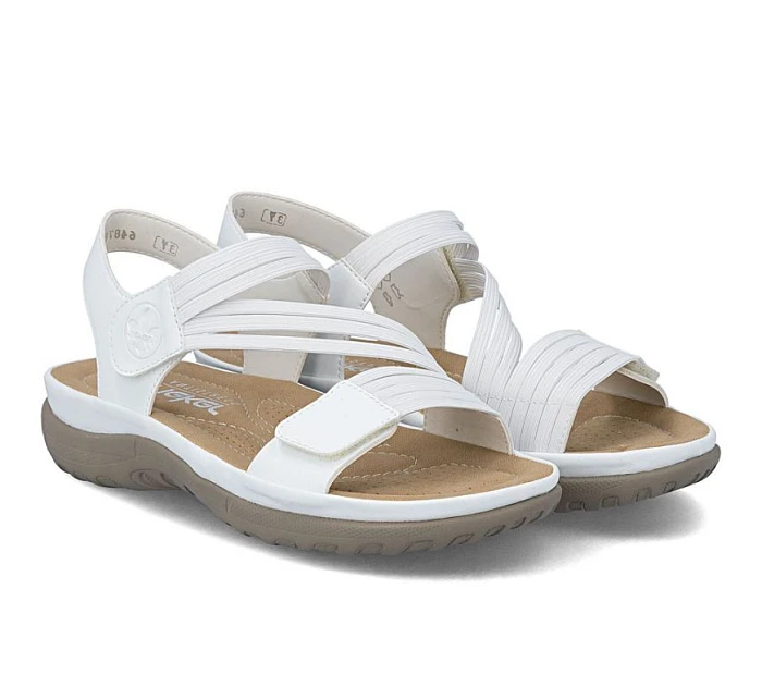 damskie na z białe model 22087184 - Rieker