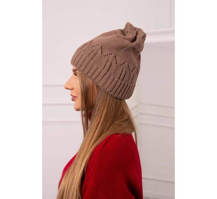 Dámska čiapka Irmina K333 mocca Dámska čiapka Irmina K333 mocca