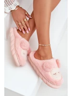 Ciepłe Futrzane Kapcie Damskie Różowe Jozelinetta Ciepłe Futrzane Kapcie Damskie Różowe Jozelinetta