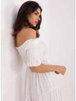 Sukienka MI SK model 21191000 biały - FPrice Sukienka MI SK model 21191000 biały - FPrice