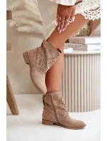 Topánky MAM65 beige - Krok vo veľkom štýle