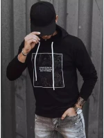 Pánská černá mikina model 21966823 - Dstreet Pánská černá mikina model 21966823 - Dstreet