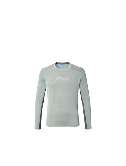 Pánske tričko MILLET Intense Ts Ls M, sivé