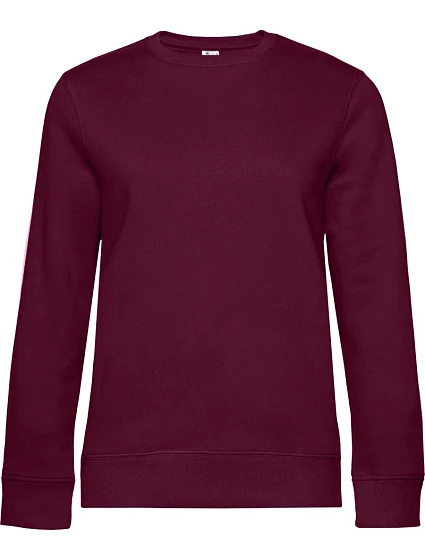 B&C QUEEN Crew Neck_° Dámska mikina 01.W01Q tmavočerešňová B&C QUEEN Crew Neck_° Dámska mikina 01.W01Q tmavočerešňová
