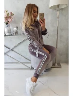 Velúrová súprava Love grey