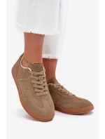 Dámské semišové sneakersy Big Star model 21705779 HIPOLY SYSTEM Béžové - Big Star Shoes Dámské semišové sneakersy Big Star model 21705779 HIPOLY SYSTEM Béžové - Big Star Shoes