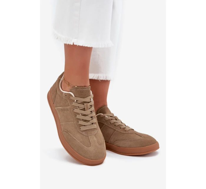 Dámské semišové sneakersy Big Star model 21705779 HIPOLY SYSTEM Béžové - Big Star Shoes Dámské semišové sneakersy Big Star model 21705779 HIPOLY SYSTEM Béžové - Big Star Shoes