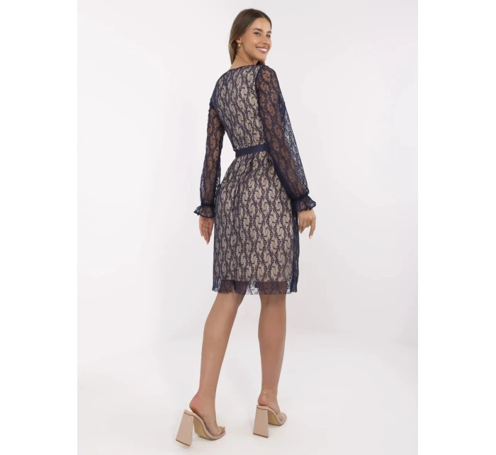 Šaty LK SK 509941.70P tmavomodré