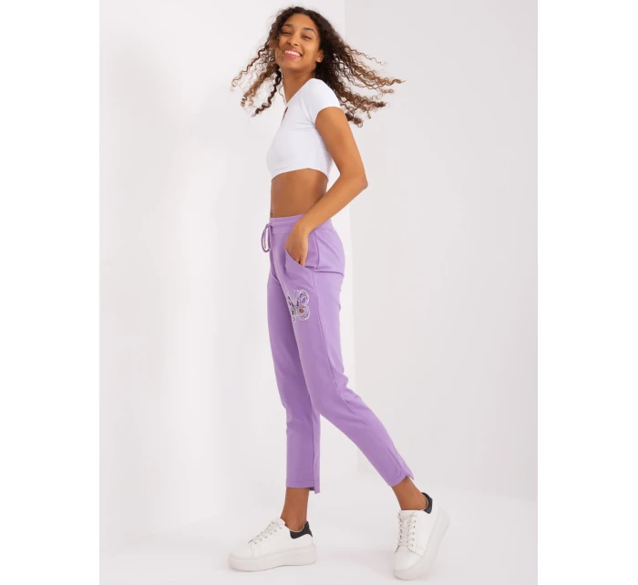 Tepláky RV DR 8835.10 fialových