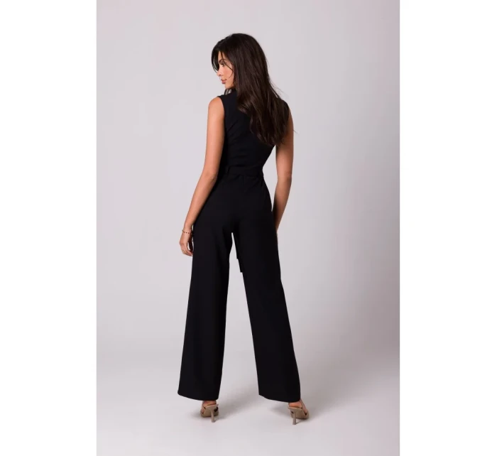 model 18407135 Kombinéza bez rukávů s kapsami černá - BeWear