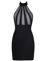 Šaty V-9149 čierne - Axami