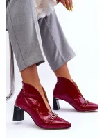 Topánky na podpätku model 183996 Krok vo veľkom štýle Topánky na podpätku model 183996 Krok vo veľkom štýle