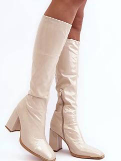 Čižmy na podpätku, model 230955 Step in style
