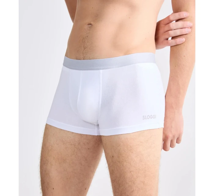 Pánské boxerky GO ABC 2.0 Hipster 2P - WHITE - bílé 0003  - SLOGGI