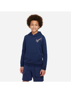 Detská mikina Sportswear Flc Po Hoody Jr DX2295 410 - Nike
