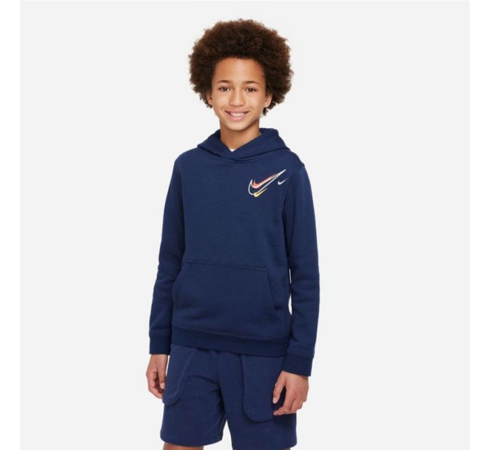 Detská mikina Sportswear Flc Po Hoody Jr DX2295 410 - Nike