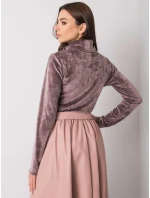 Halenka LK BZ model 17338886 tmavě lila - FPrice Halenka LK BZ model 17338886 tmavě lila - FPrice