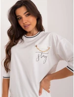 Bluzka RV BZ model 21271994 ecru - FPrice