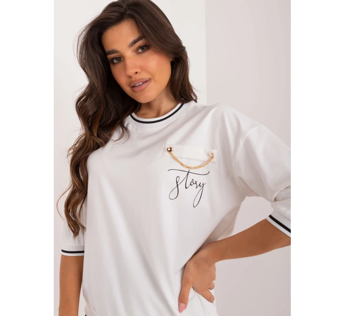 Bluzka RV BZ model 21271994 ecru - FPrice