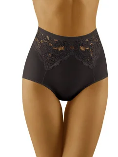 Dámské vyšší kalhotky model 21101043 Černá - Wolbar