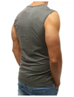 Pánske tielko bez potlače antracitová FashionStreet RX3511 Pánske tielko bez potlače antracitová FashionStreet RX3511