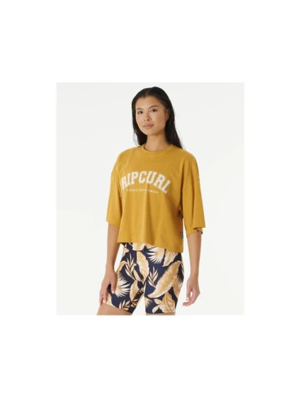 RIP CURL Seacell Crop Heritage Tee žltá