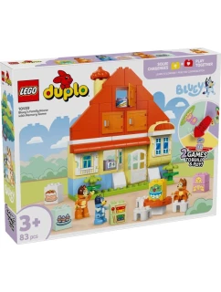 LEGO DUPLO Bluey 10459 Modrý rodinný domček s pamäťovou hrou