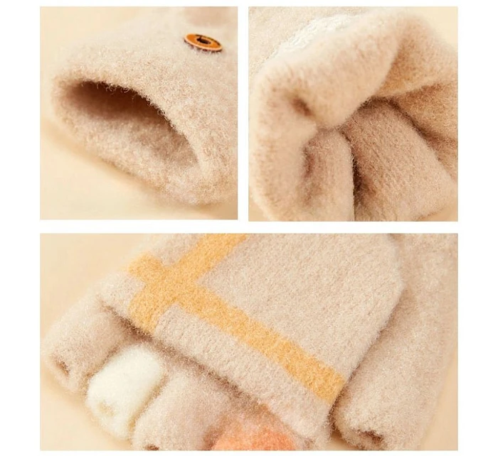 Dámske/detské zimné rukavice - modré