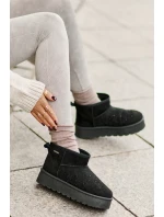 Sněhule se zdobením na platformě Big Star model 21676183 černé - Big Star Shoes Sněhule se zdobením na platformě Big Star model 21676183 černé - Big Star Shoes