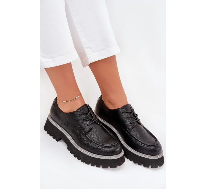 Dámské Mokasíny Se Šněrováním Big Star model 21705295 Černé - Big Star Shoes