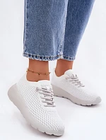 Materiál Dámske športové topánky White Helinae