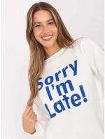 Mikina EM BL 624.90P biela a modrá Mikina EM BL 624.90P biela a modrá