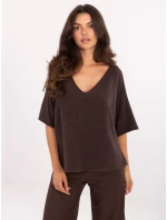 Jumper IT SW 2202.52 tmavě hnědý Jumper IT SW 2202.52 tmavě hnědý