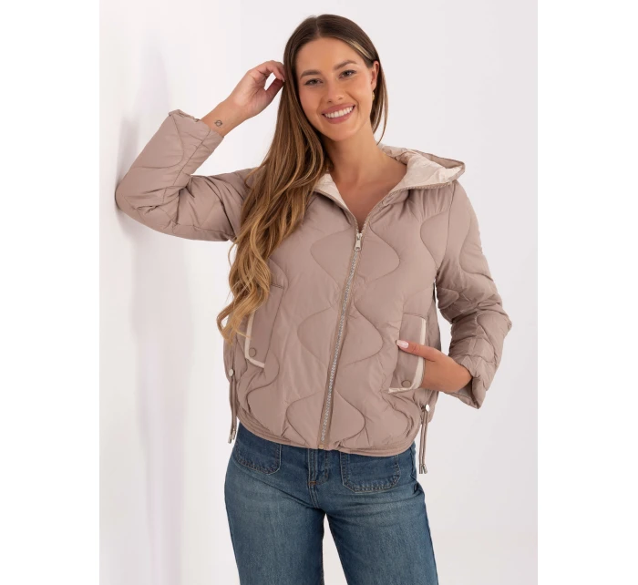 Kurtka MBM KR model 21314429 ciemny bezowy - FPrice