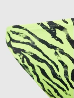 Dámske neónovo žlté plavky s potlačou KW0KW02336 OIC - Calvin Klein